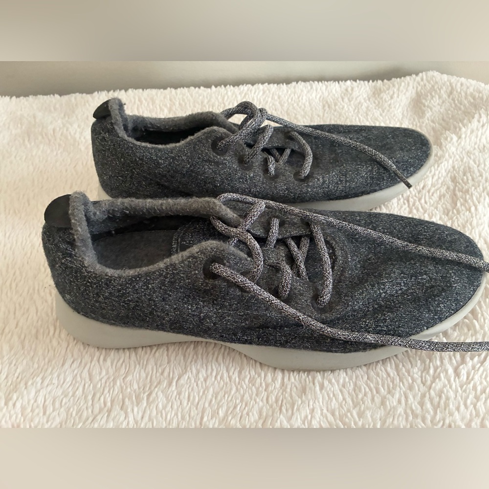 Allbirds Mens Shoes Wool Runner Sneakers Size 12 Natural Grey Low Top Casual